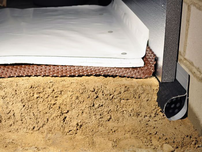 crawl space insulation floor insulate insulating system crawlspace drainage encapsulation terrablock repair does spaces