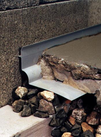 below foundation slab drain system for installing a French drain in Clifton Heights