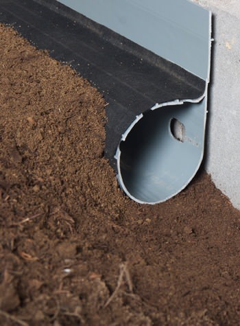 crawl space drain system installed in Clifton Heights