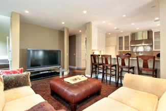 Decorated Basement in Baltimore,PA, DE, and MD