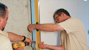 installing a basement wall finishing system in Parkville