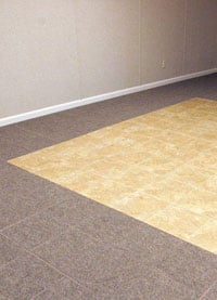 Basement Wood Flooring installed in Owings Mills, Pennsylvania, Delaware, and Maryland