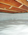 Moisture Barrier installed in Crawl Space
