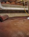 Crawl space drainage matting 