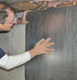installation steps for crawl space insulation in a crawl space in Towson