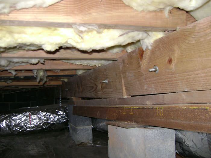 sagging crawl space lg