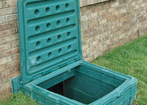 lockable crawl space access door installed in Ellicott City