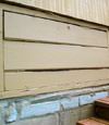 an old-fashioned crawl space door in Lutherville Timonium about to be replaced