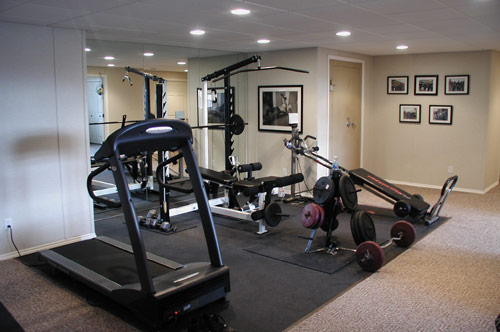 Finished Basement Room with Basement Bar and Game Area in Upper Darby 