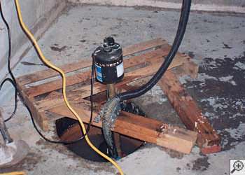 A Elkton sump pump system that failed and lead to a basement flood.