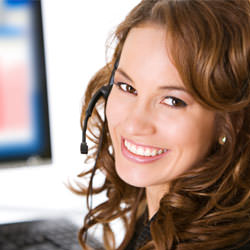 A basement waterproofing customer service specialist in Parkville scheduling an appointment.