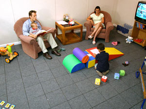Waterproof basement flooring installed in a family room in Dundalk, Pennsylvania, Delaware, and Maryland