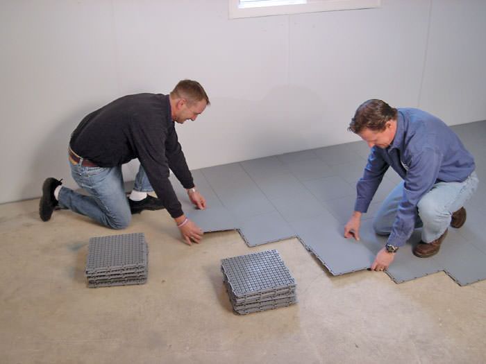 Basement Sub Floor Matting Options In Philadelphia Baltimore Ellicott City Basement Subfloor Systems In Pa De And Md