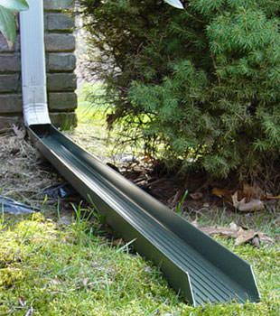 Gutter downspout extension installed in Phoenix