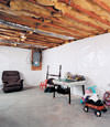 CleanSpace® basement wall vapor barrier installed in Marriottsville