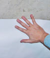 closeup of a plastic basement wall covering on concrete in Marriottsville